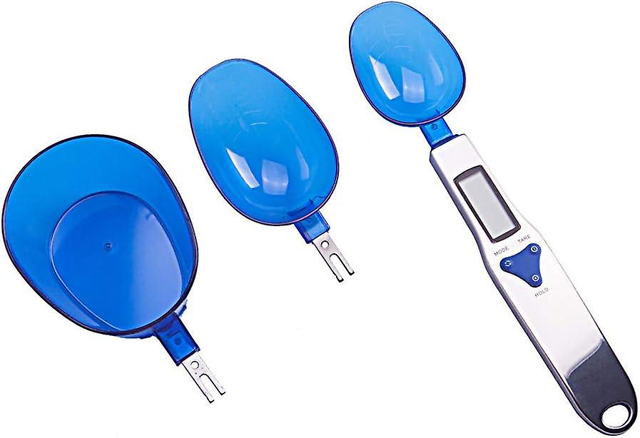 Digital spatula scale 500g/0.1g - stainless steel food measuring scales, small baking scales with LCD display