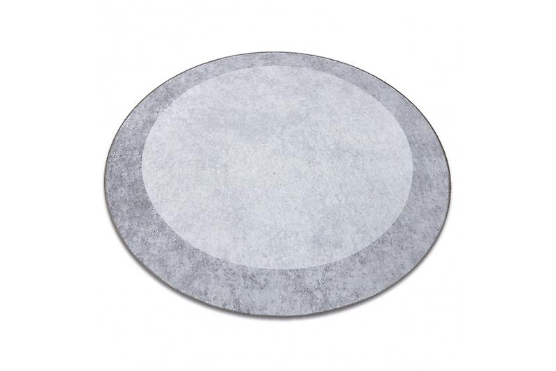 MIRO 51648.802 circle washing carpet Marble anti-slip - light grey