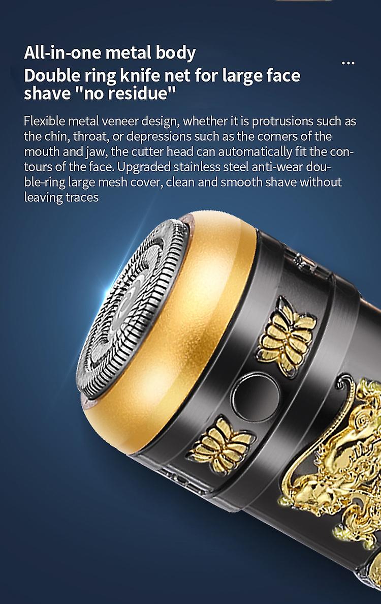 Rechargeable Waterproof Portable Mini Beard Cutter for Men