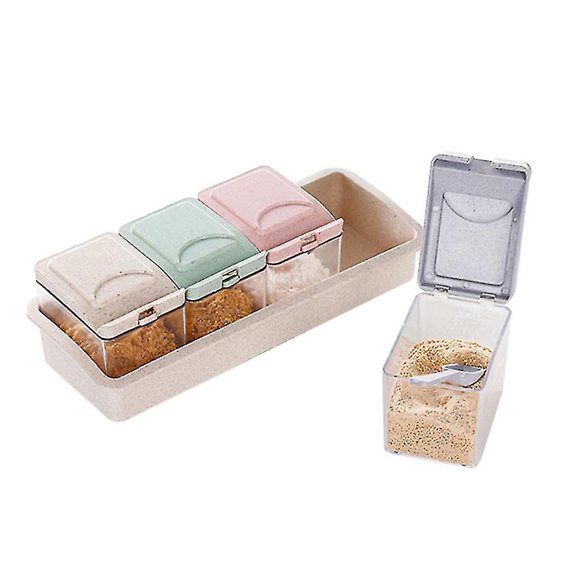 1pcs 4 Partiton Storage Container