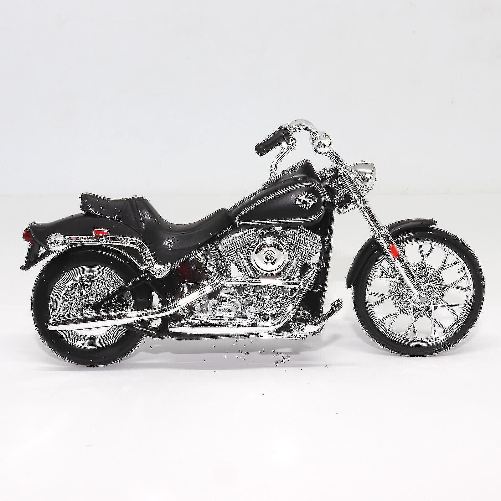 Rion Harley Davidson Fxst Softail 1984 1:18 mittakaavan Diecast Model moottoripyörä