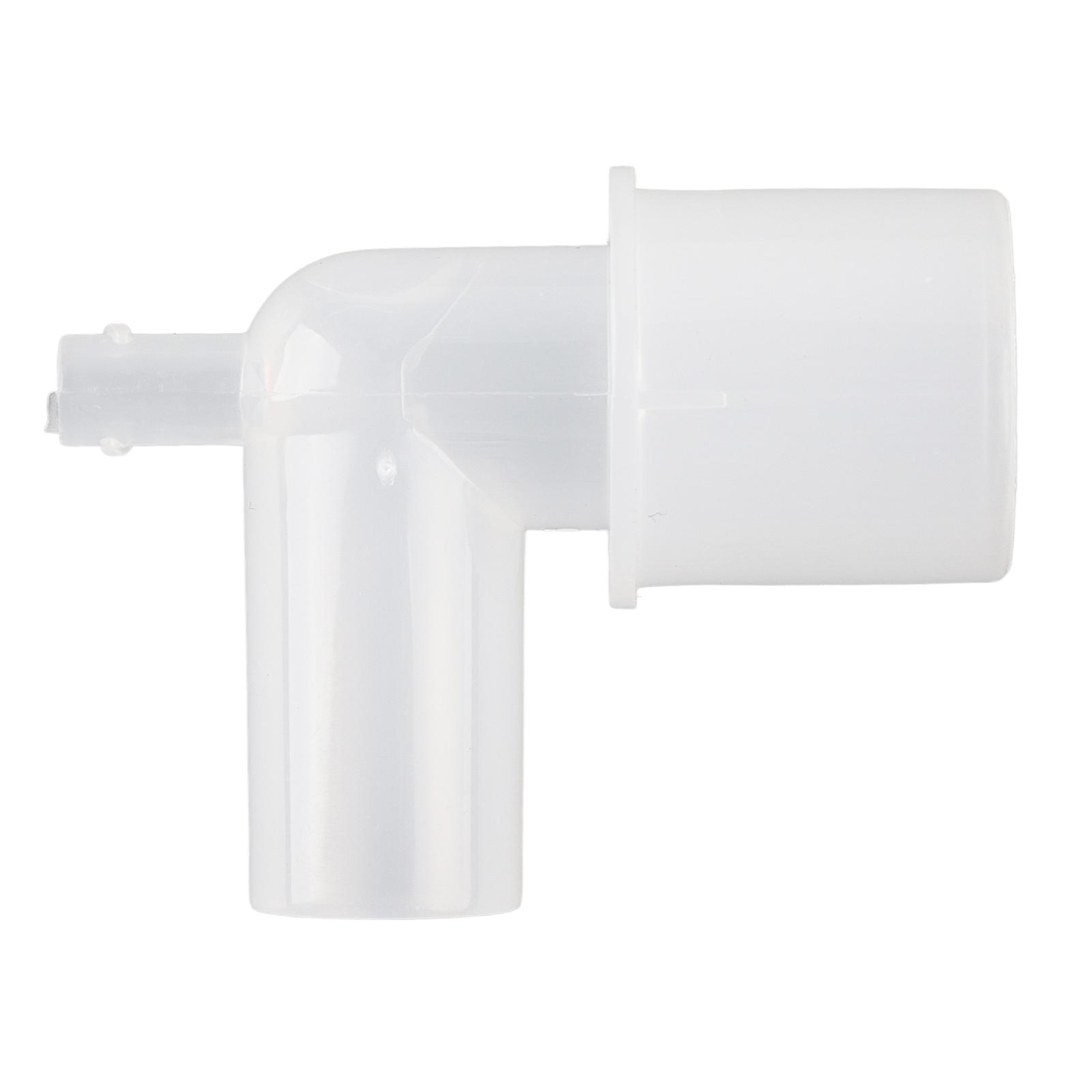 L Shaped Plastic Hose Connector Breathing Tube Connection Adapter for Ventilation Tube