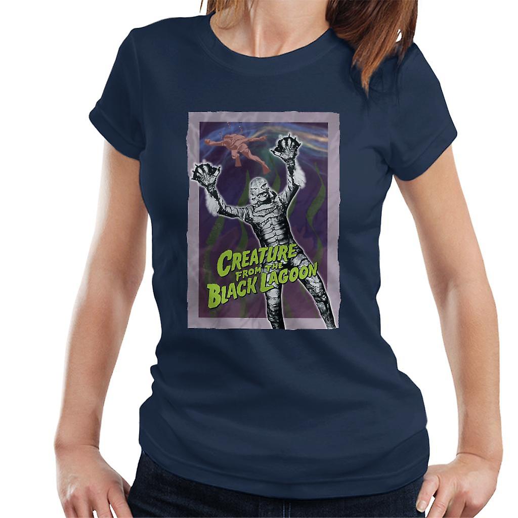 Creature From The Black Lagoon Diver Frame Women's T-Shirt