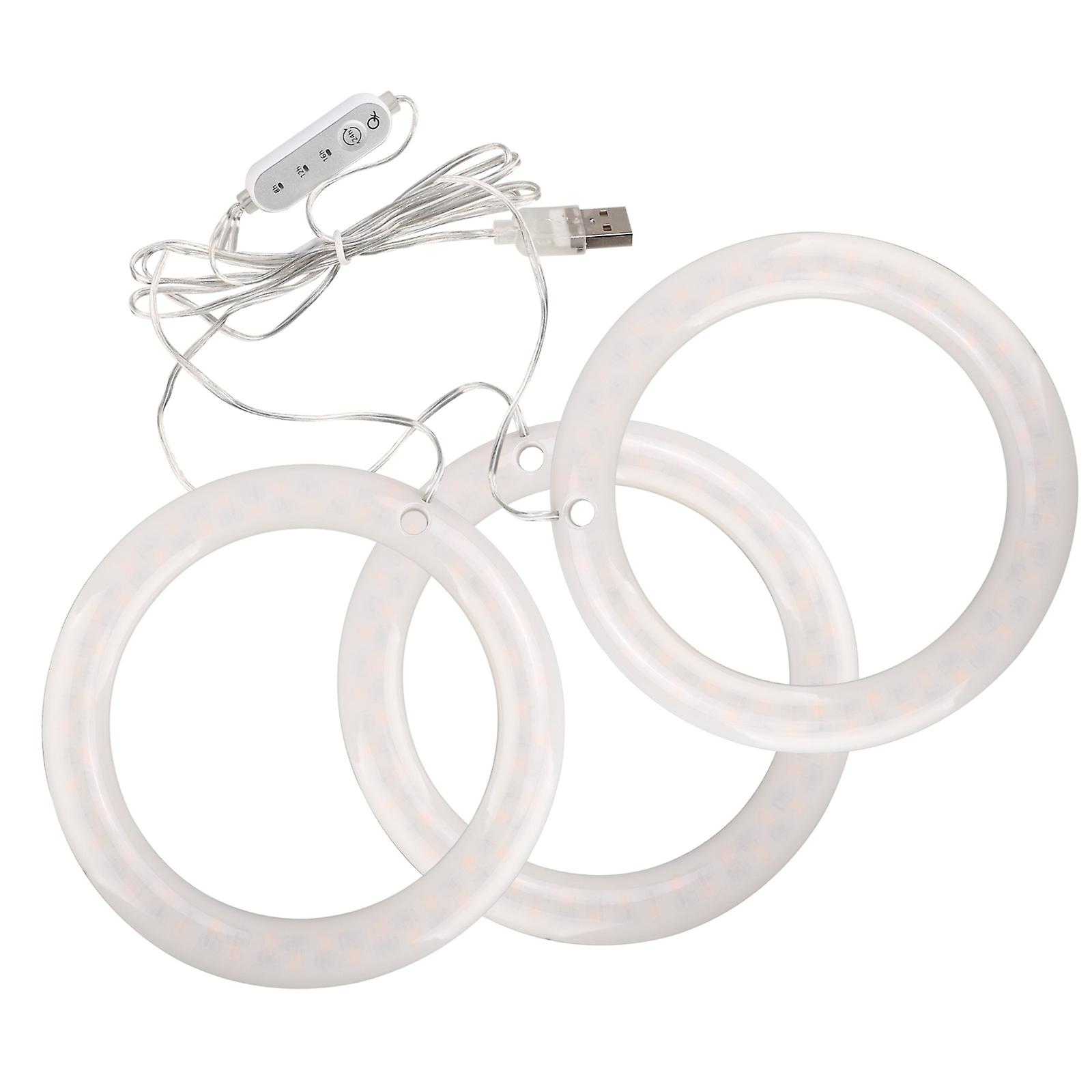 3-Head Full Spectrum LED Grow Light with Timer for Indoor Plants