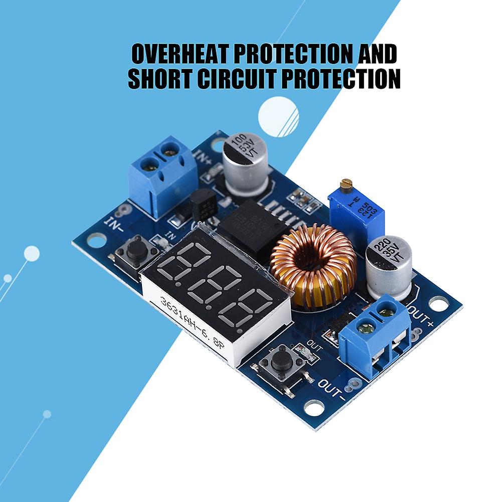 5A 75W DC-DC regelbare Stap onderaan Module Voltage Regulator LCD Display