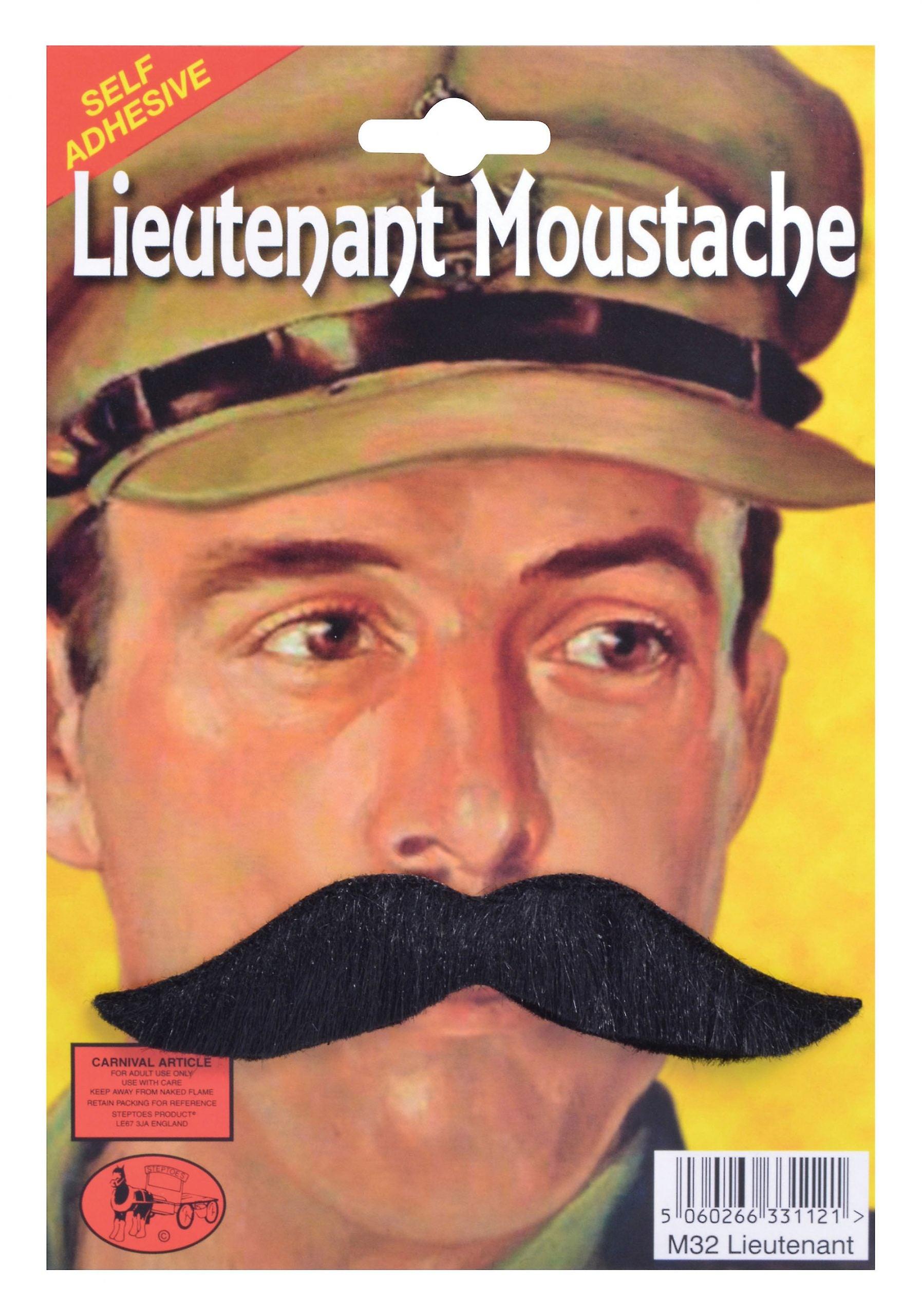 Mens Lieutenant Moustache Moustaches And Beards Male Halloween Costume M32