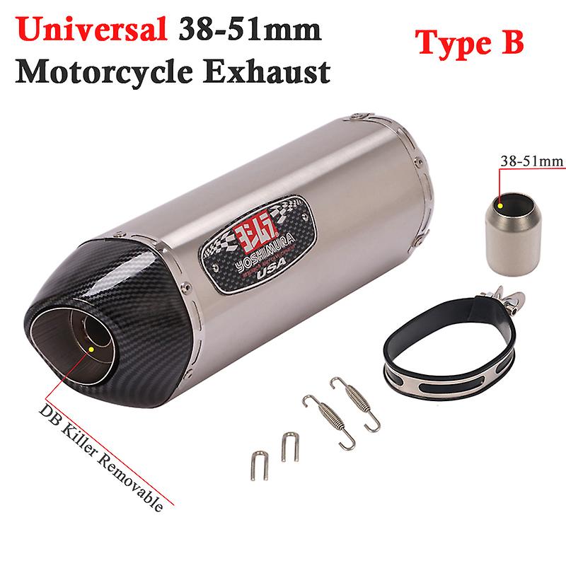 Motorrad Yoshimura Auspuff R77 Flucht Rohr Motocross Ändern DB Mörder Schalldämpfer Universal Für Ninja 400 GSR750 Z900 R6 NC750X
