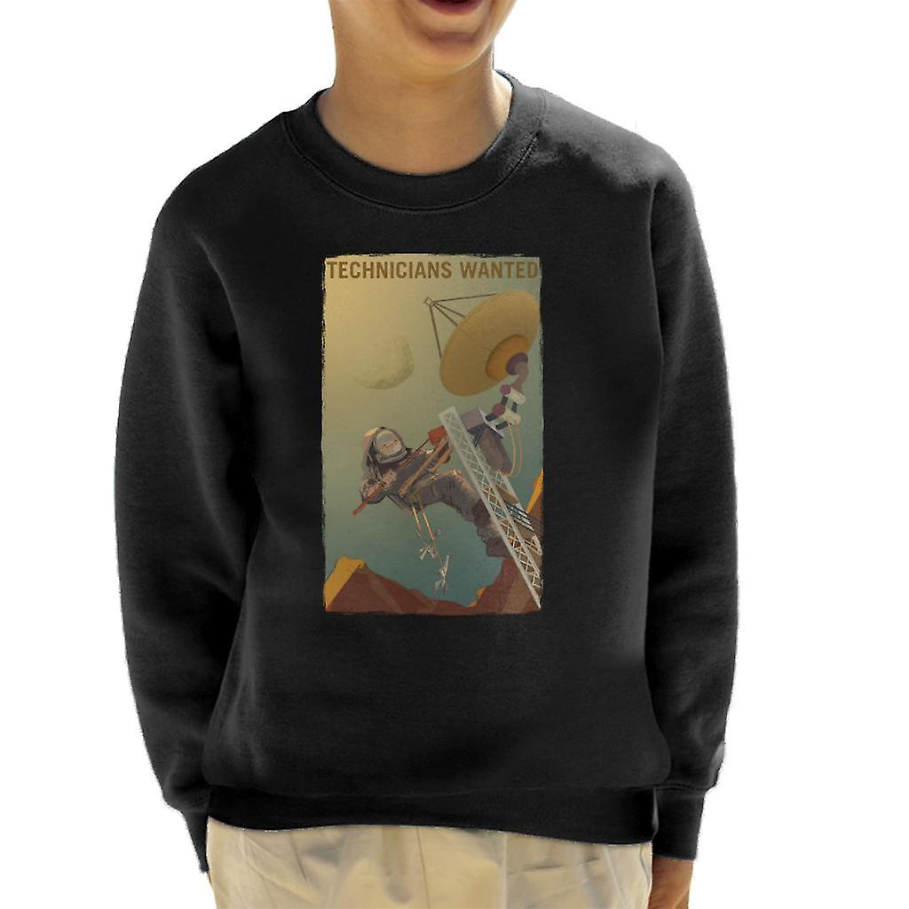 NASA Technicians Wanted Kid's Sweatshirt