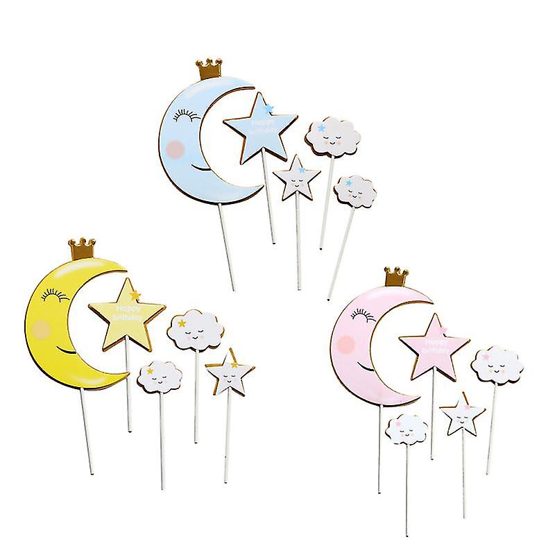 3set Moon Cake Toppers
