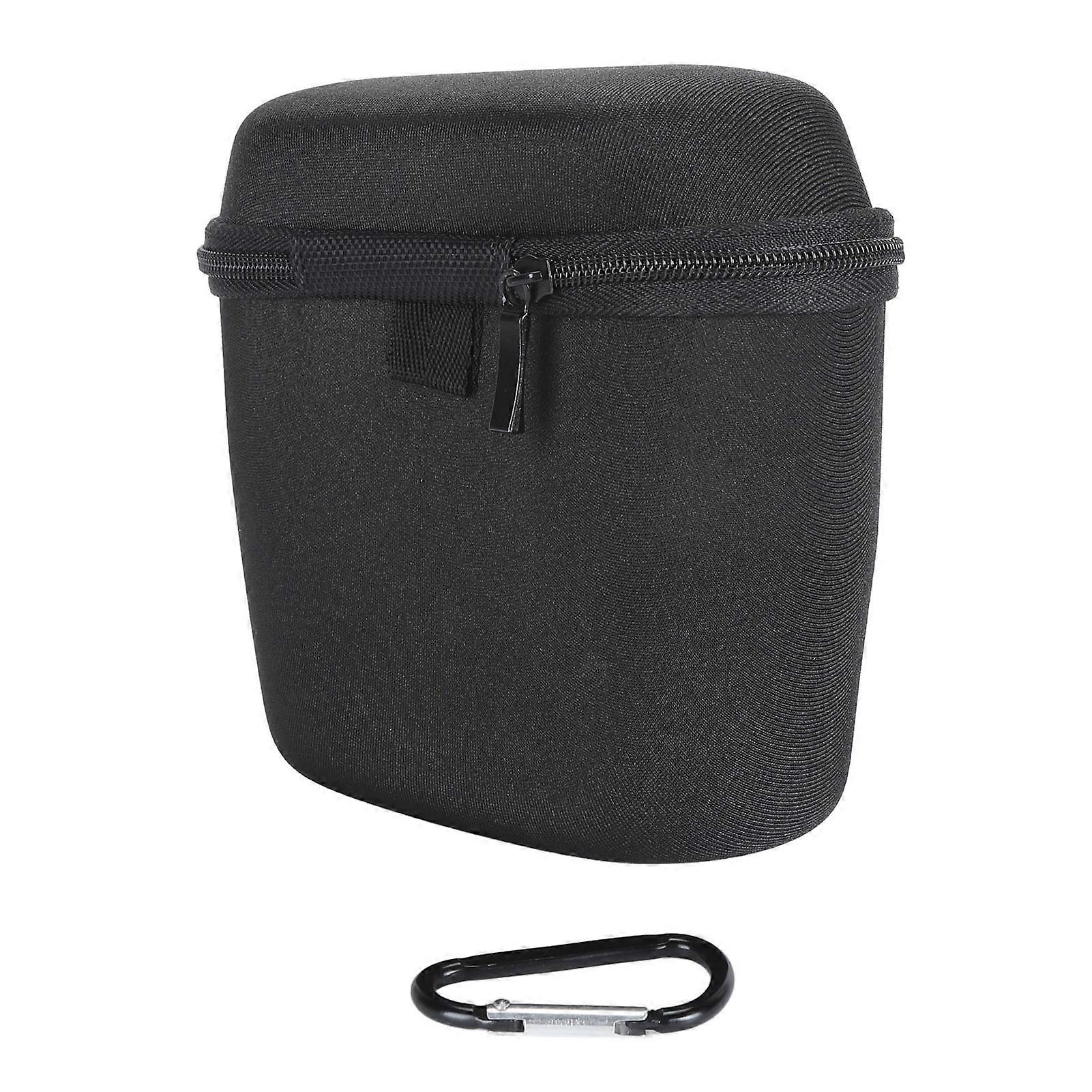 Bluetooth Speaker Case Protective Waterproof Portable Speaker Storage Bag with Hook for Travel Black
