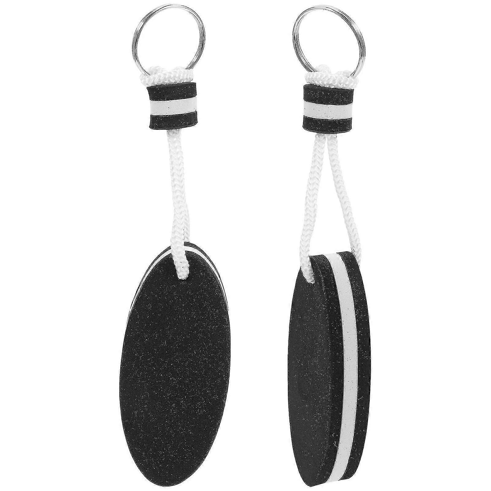 2 Pcs Floating Boat Keychains - Waterproof Key Rings