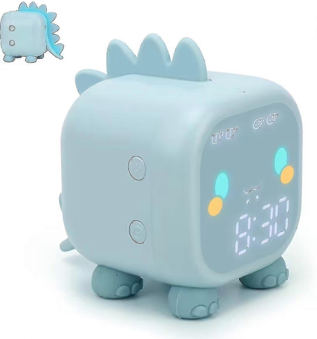 Kids Alarm Clock Dinosaur Bedside Clock Digital Alarm Clock With Night Light