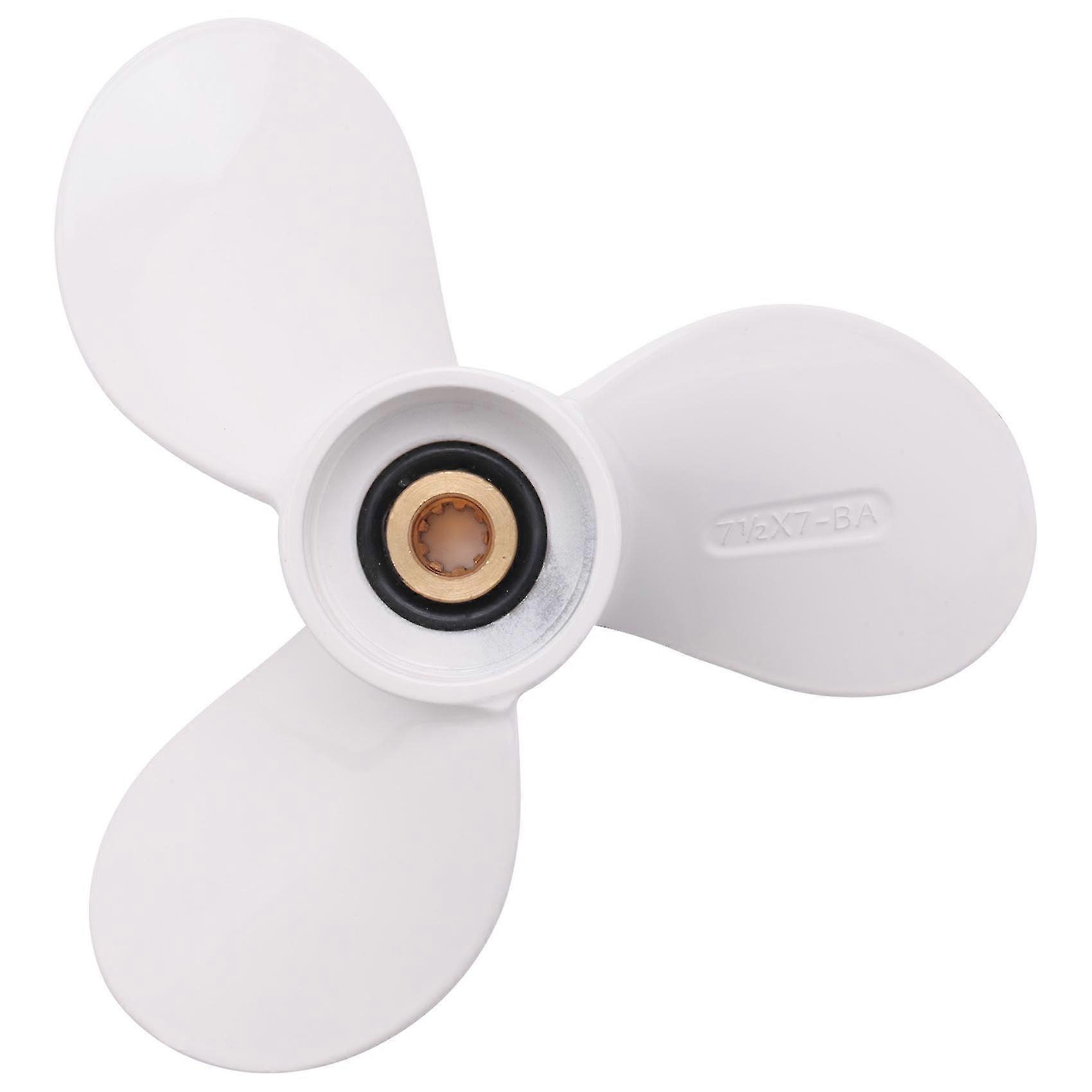7 1/2x7 For 4hp 5hp 6hp For Yamaha 9 Tooth Spine Aluminium Propellers Outboard Boat Motors Marine P