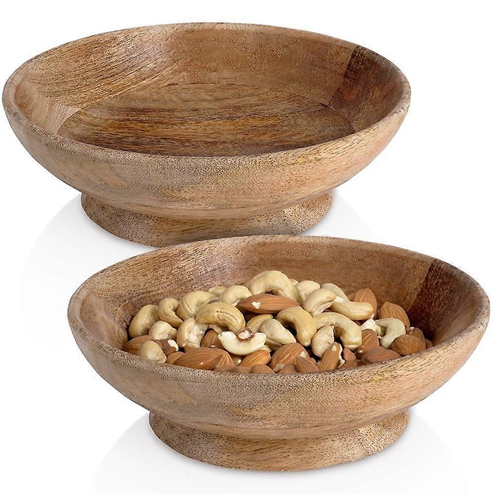 Exotic mango wooden bowls for serving with unique design