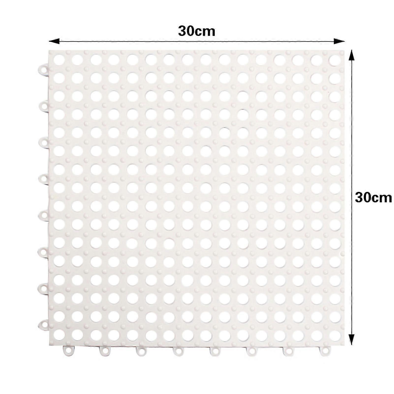 2pcs/set Square Shower Mat With Cylindrical Support Points Anti Slip Bathtub Mat For Bathroom Balconyblue