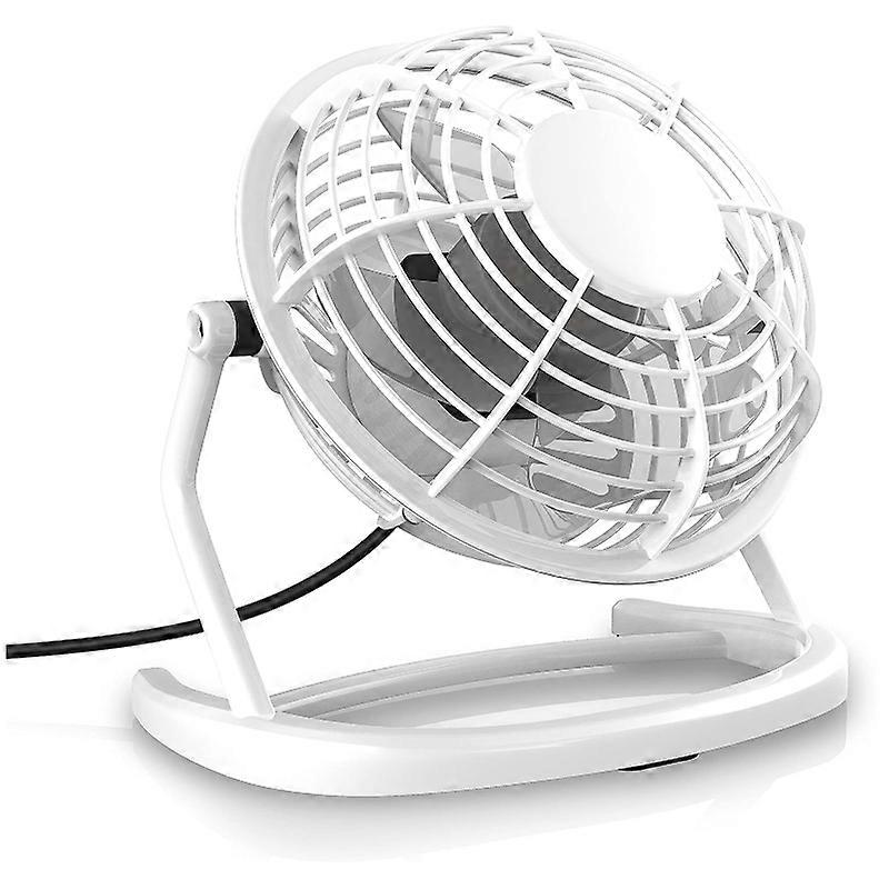 XIANRENGE USB fan | Table fan / fan / fan | ideal for the desktop incl. On/off switch. PC / MAC / laptop