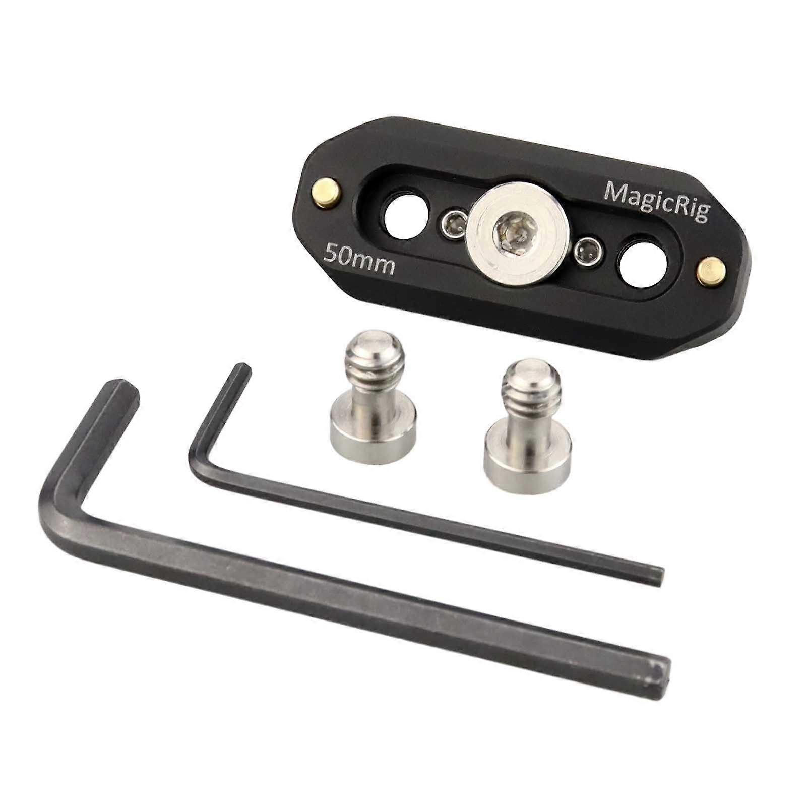 MAGICRIG Camera Quick Release Security Transrail 3.9cm 1.53 amaran long with 3/8 screw effect for ARRI Hole, TRANHandle, Camere jos