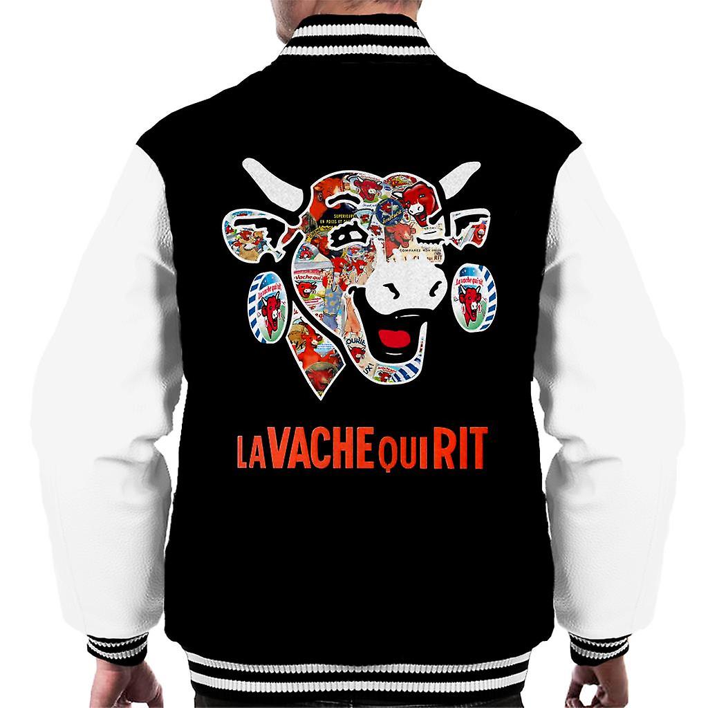 Râzând Vaca istorice Logos Men's Varsity Jacheta