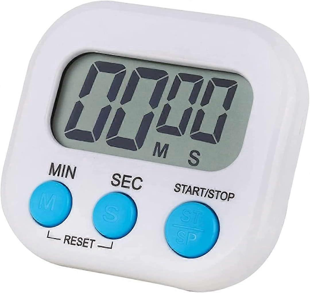 Magnetic Kitchen Timer Clock - Digital Visual Timer - Bright Display - Countdown and Stopwatch - Multi-Function Timer