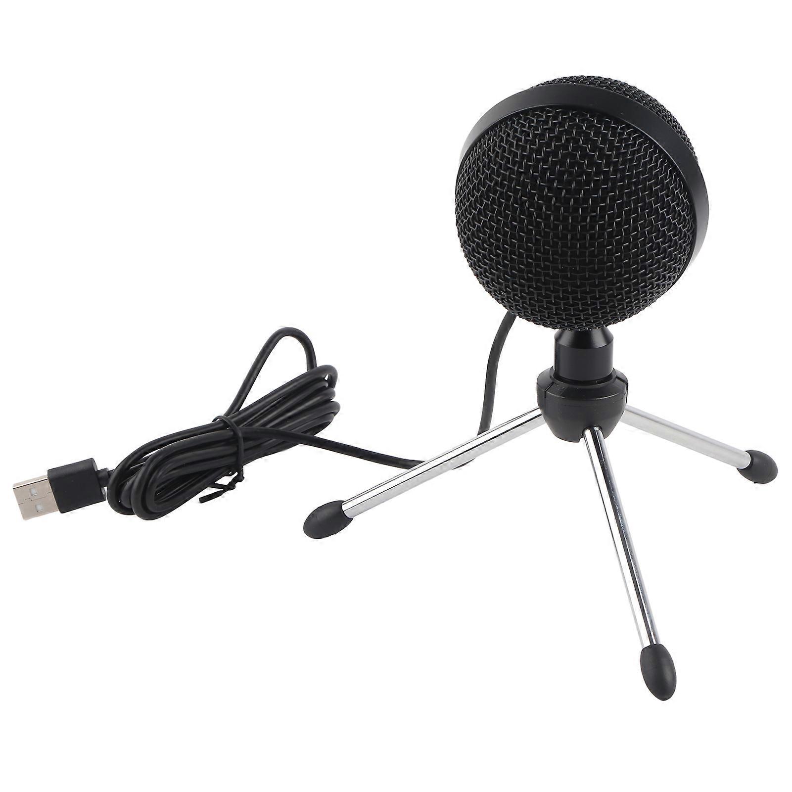 USB Condensator Microfoon Karaoke Computer Opname Omnidirectioneel Live Broadcasting Apparaat