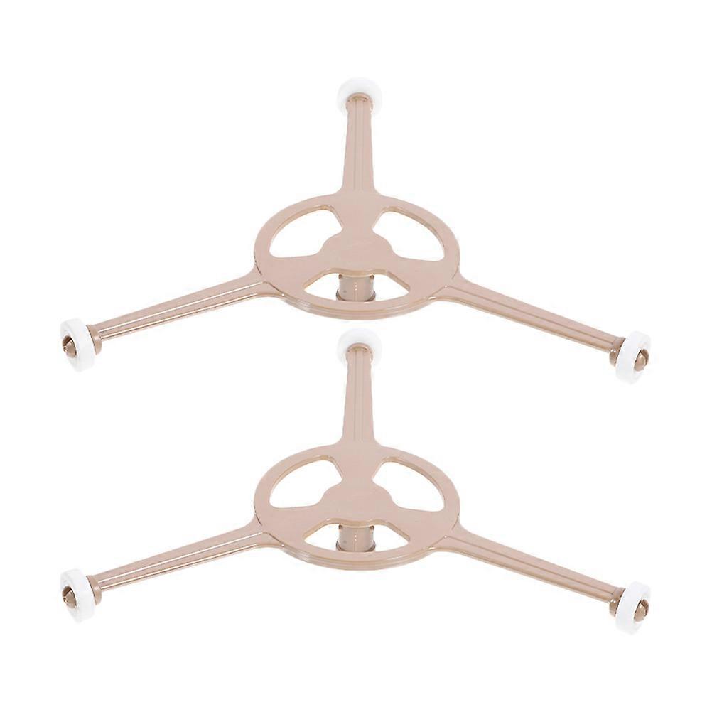 2pcs  Microwave Support Holder Microwave Plate Replacement Turntable Ring Microwave Oven Ring Triple Arm