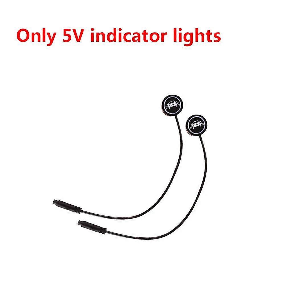 Tire Pressure Detector Car Universal Lens Reminder Light for Vehicle Blind Zone Monitoring and Line