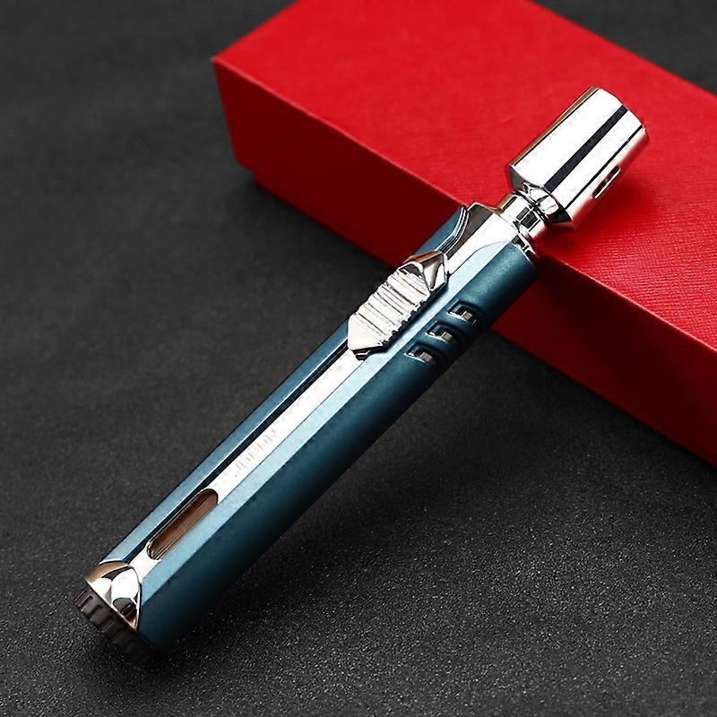 Three Torch Lighter Visual Transom Moxibustion Cigar Special Portable Long Lighter Customization