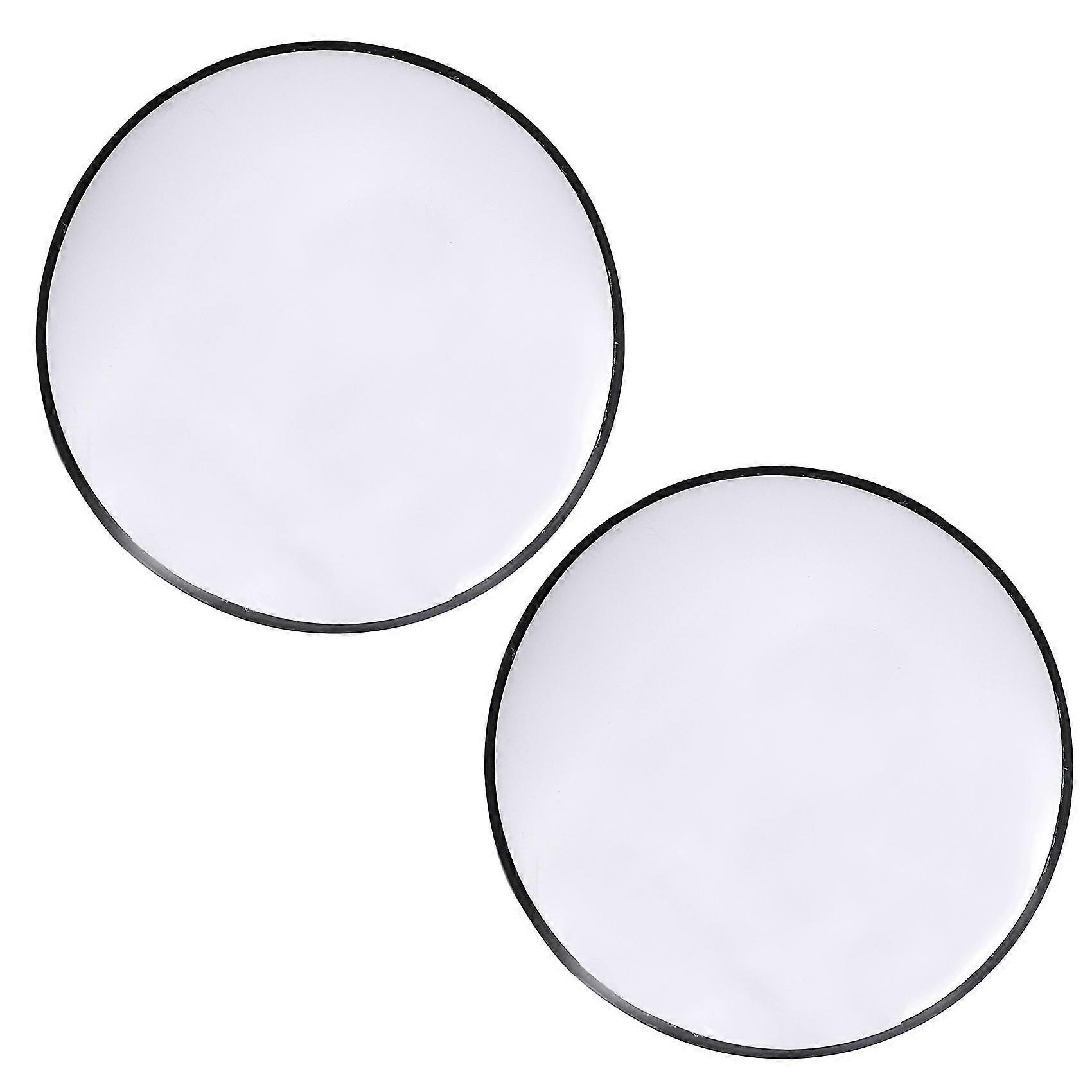 For 30cm Wide Angle Security Road Mirror - Curved Convex Mirror (black)