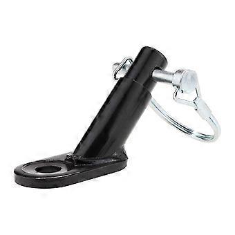 Boucle de connexion de remorque, fixation de remorque de vélo Connecteur biseauté1pcs, noir)