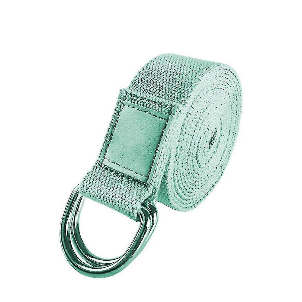 Yoga Strap Stretch Band With Adjustable Metal D-ring Buckle Loop