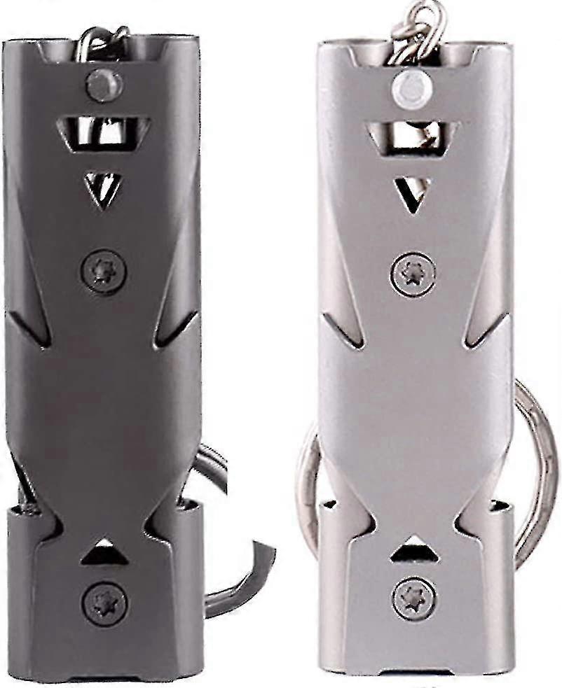 2 Pieces Emergency Whistle Signal Whistle Emergency Whistle Loud 150db Sports Whistle Whistle Loud Emergency Whistle With Key Chain Physical Education