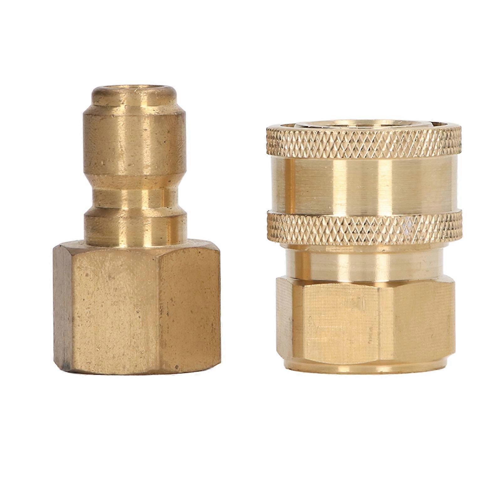 5000PSI高圧洗浄機継手洗濯機パイプアダプターメスオスコネクタM18x1.5mmメスネジプラグとソケット