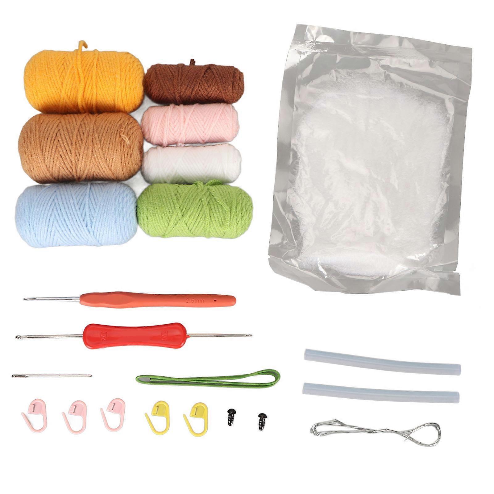 Anfänger Häkelset DIY Innovative Spaß Blume Form Elefant Topf Pflanze Häkel Tier Kit mit Video Tutorials für Erwachsene