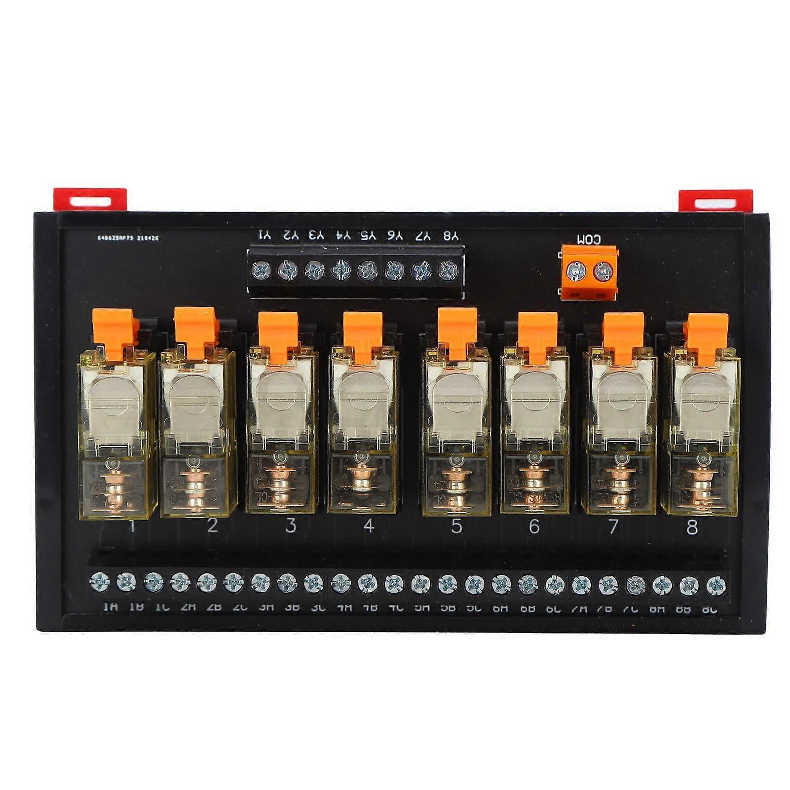 PLC Control Board Module 8 Ways 1 Open 1 Closed Intermediate Relay Modules AC 250V NO.1741