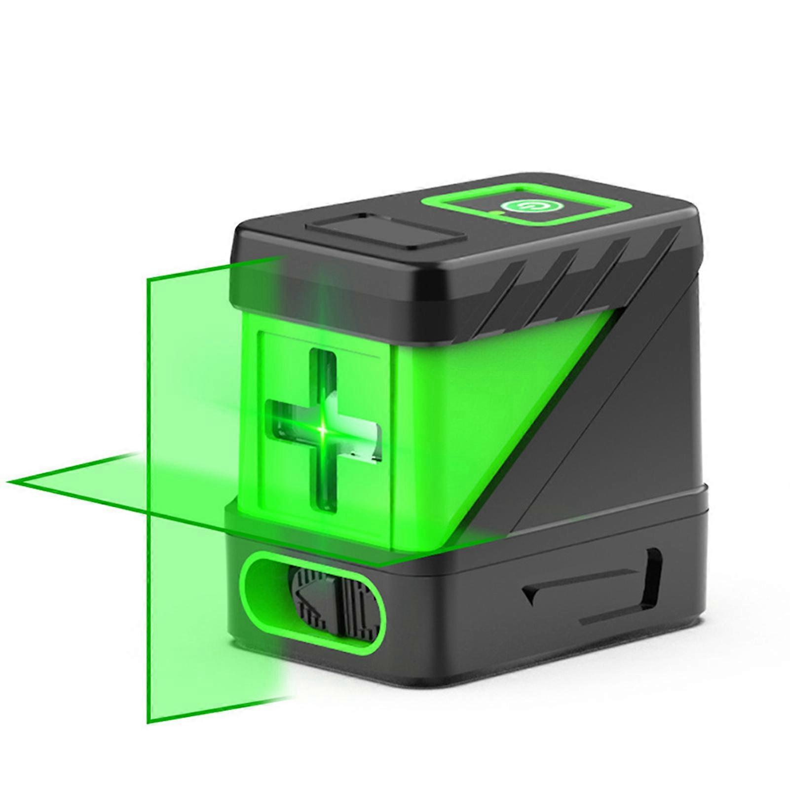 Self-Leveling Laser Level, 2 Lines Laser Level Green Cross Laser Beam Line, Alignment Laser Tool for Picture Hanging and DIY Application