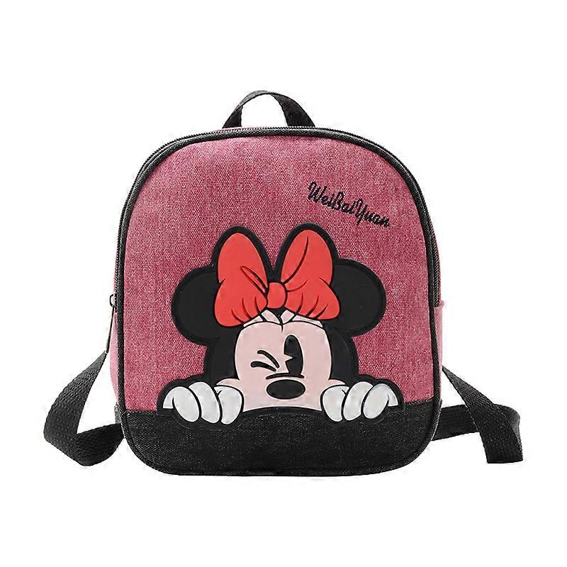 미니 미키 마우스 어린이 캔버스 배낭 애니메이션 데이지 패턴 패션 schoolbag 키즈 만화 작은 여행 가방 선물