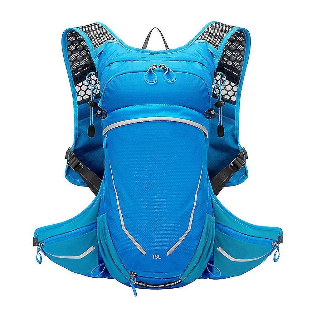 16l Running Backpack-cycling Bag-outdoor Travel Riding Helmet Backpack,blue