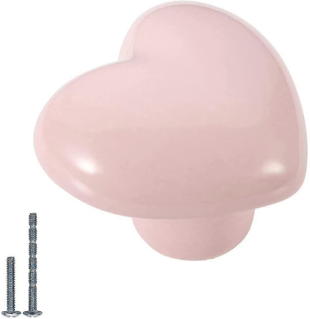 10 Pack Ceramic Drawer Knobs And Pulls,cabinet Hardware Lovely Heart Shape Handles