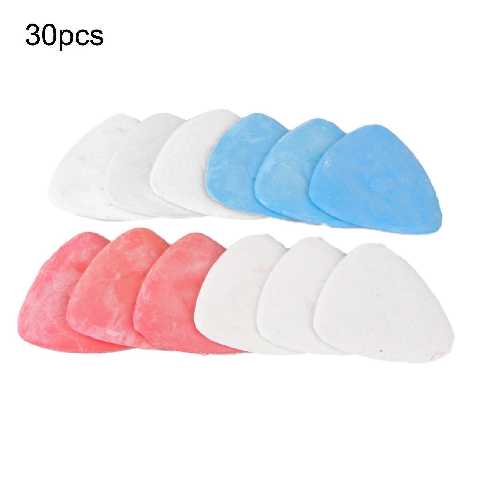 30Pcs/Box Fabric Chalk Smooth Clear Trace Powder Thicken Multicolor Clothes Chalk for Patchwork
