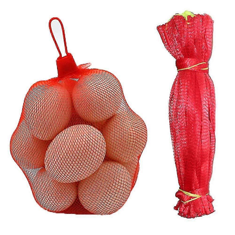 100pcs Reusable Net Bag,nylon Mesh Vegetable Net Bag, Fruit And Vegetable Packaging Net, For Egg Net Bag