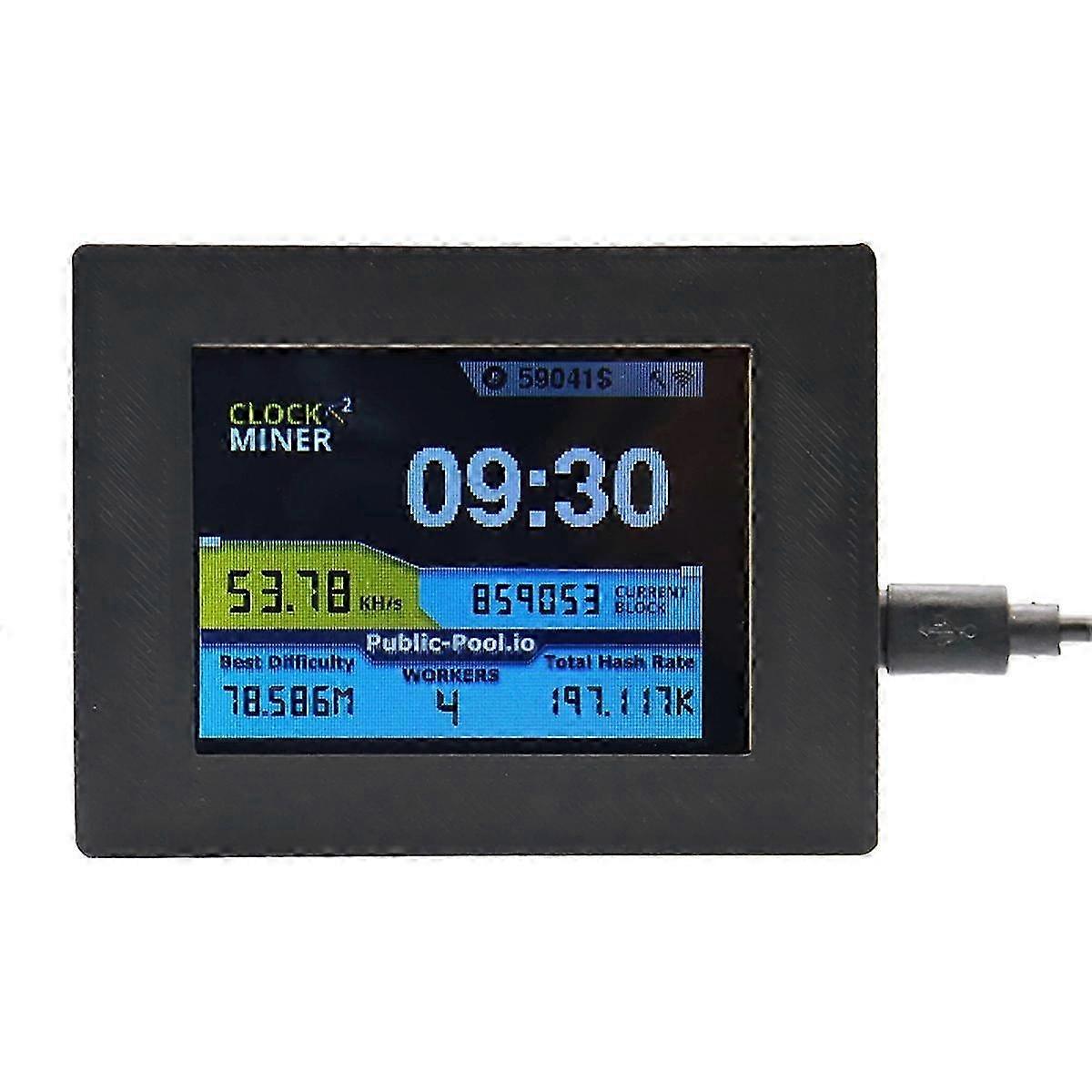 Nerdminer V2 Miner 56kh/s 2.8 Inch Lcd Display Bitcoin Solo Miner Nerd Miner  Btc Lottery