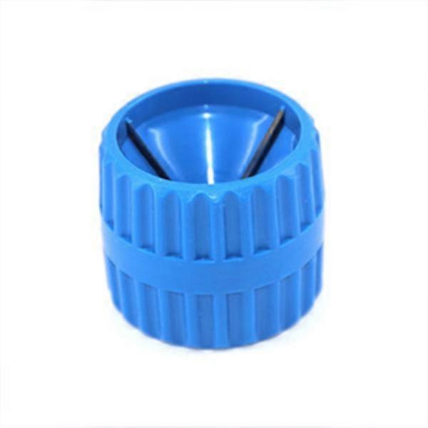 Universal Pipe Reamer Inner and Outer Pipe Deburrer Multi-Layer Tube Deburrer with Steel Blades,BCT-208 Blue