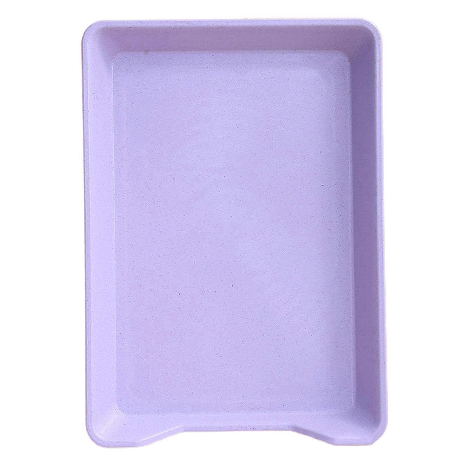 Serving Tray BPA Free Multi-Function Crack Resistant Easy to Clean Space-saving Food Display Reusable Reusable Plastic Serving Platters Kitchen Supply