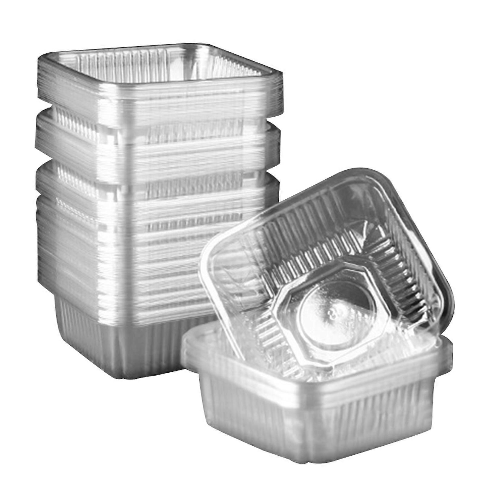 100Pcs διάφορα μεγέθη Δίσκοι κέικ φεγγαριού βαθμού τροφίμων αδιάβροχος παχύς κάτοχος εμπορευματοκιβωτίων συσκευασίας Mooncake Kaesi