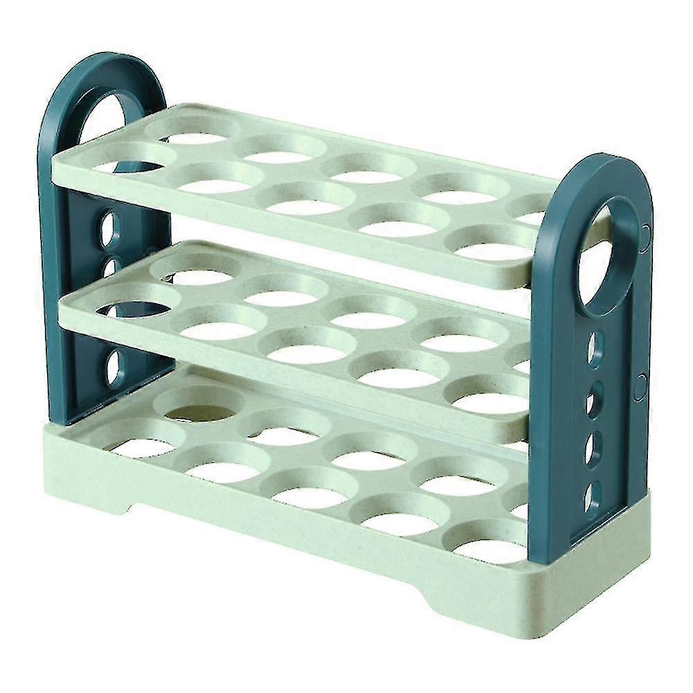 New Refrigerator Egg Storage Box Rotating Fridge Egg Holder Case Space-saving Egg Organizer Contain