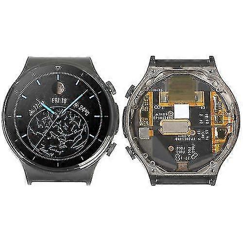Replacement Lcd Screen And Digitizer Complete Assembly With Frame Compatible With Huawei Watch Gt 2 Pro Ecg Edition