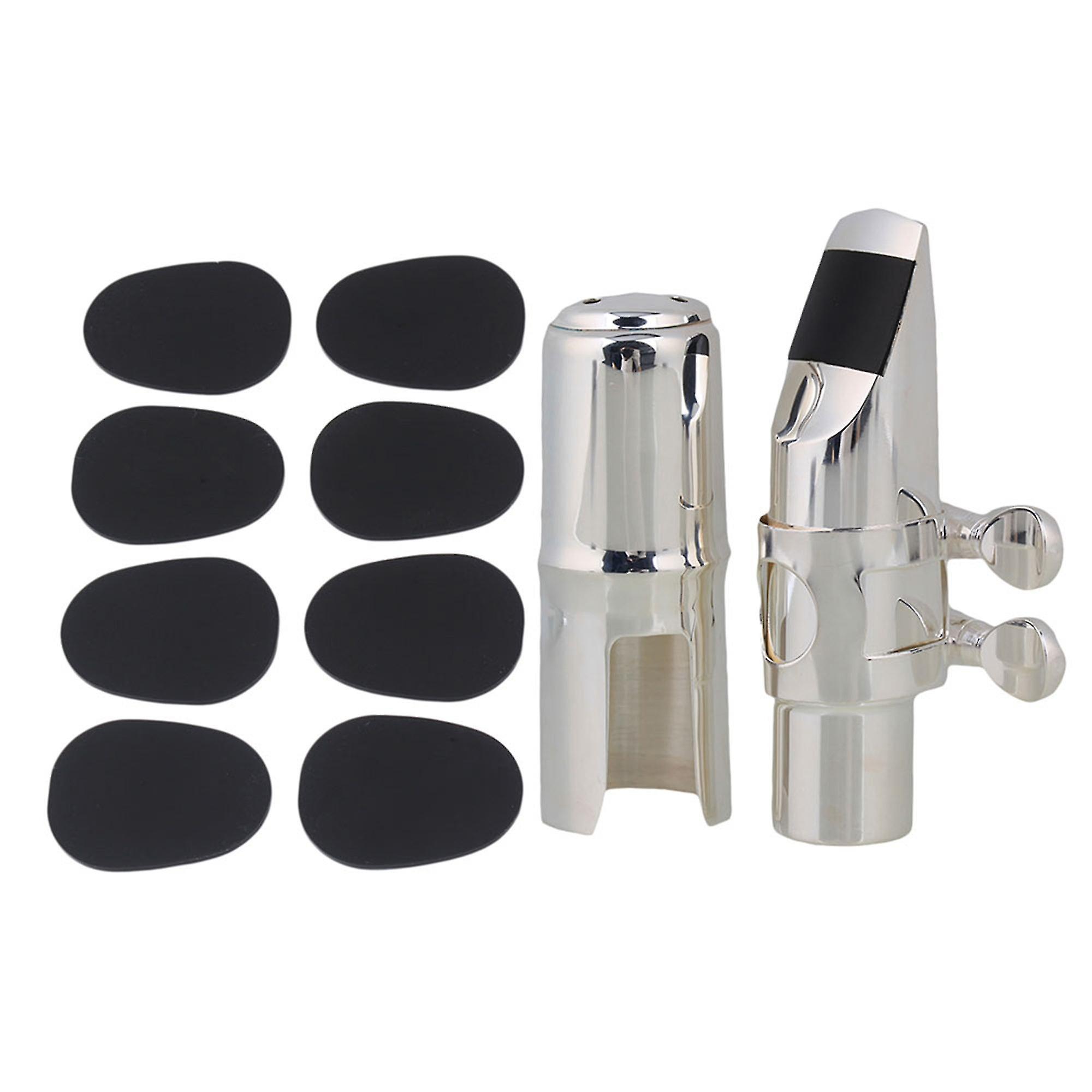 Embouchures de saxophone E-flat Saxophone alto Embouchure de saxophone 6c avec embouchure Coussinets 0.8mm