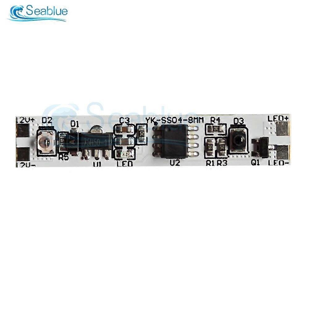 DC12V Motion Sensor Switch Module Hand Sweep Scan IR 5-8cm Sensor Switch ON/OFF DIY LED Closet Cabinet Light Wardrobe Lamp