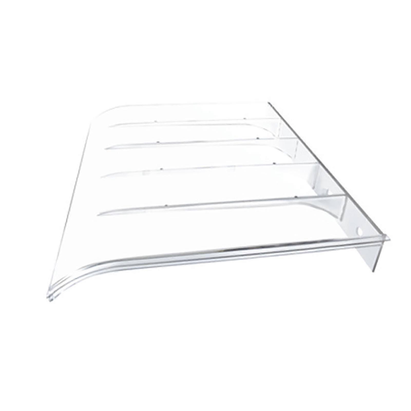 Osynlig baldakin tak fönster dörr baldakin transparent entré markis skydd för utomhus balkongskydd