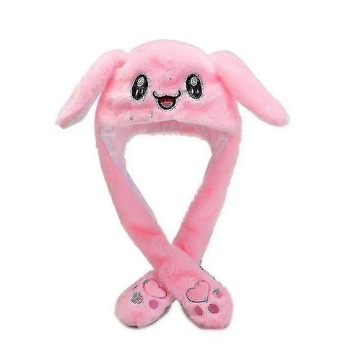 Hat Rabbit Ear Moving Jumping Hat Funny Bunny Plush Hat Cap
